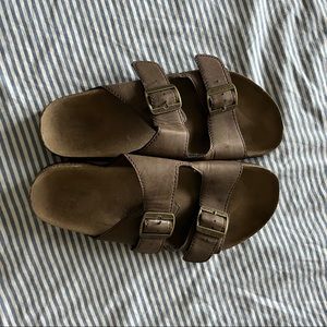 Mens good fellow birk style slip on
